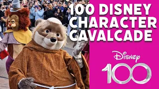 100 Rare Disney Characters cavalcade Disneyland Paris | Disney100 Celebration Spectacular