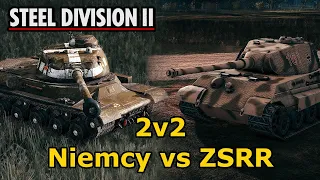 Wyciągnąłem kilka dział pelot | 2v2 | 16 Luftwaffe | Steel Division 2 gameplay po Polsku