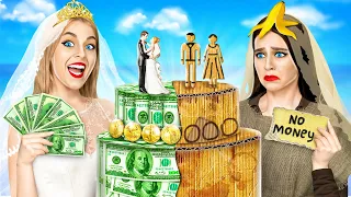 Rich Bride vs Broke Bride | Funny and Awkward Moments by Multi DO Challenge