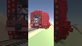 Numberblocks incident on the railway 😱😅 #numberblocks #funny #fanmade #railway