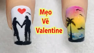 Mẹo Vẽ Bằng Tay - Khi  Tiệm Không Có Sticker - Valentine Cực Đẹp