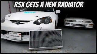 SUPERCHARGED RSX GETS RADIATOR INSTALLED AMAZING QUALITY