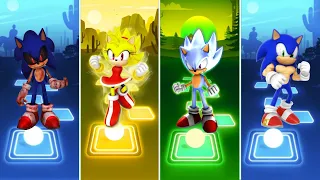 Sonic Exe 🆚 Super Amy Rose 🆚 Hyper Sonic 🆚 Muscular Sonic | Sonic Music Gameplay