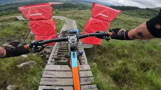 Top Chief & Wild Goat in 4k (Full run with CRASH) - Fort William Nevis Range **10 days after Covid**