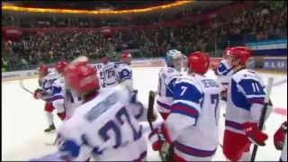 Россия - Словакия 3-2 OT. Rus - Svk 3-2 OT. IIHF WORLD JUNIORS CHAMPIONSHIP 2013.