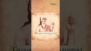 Chanakya was the real inventor of Passport System