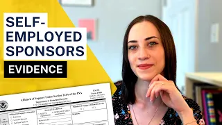 AFFIDAVIT OF SUPPORT FOR SELF-EMPLOYED SPONSORS | I-864 Evidence Business Owners and 1099