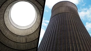 INSIDE A COOLING TOWER: Abandoned Power Plant IM - Urbex Lost Places Belgium