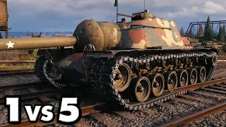 T110E3 - 11 Kills - 1 vs 5 - World of Tanks Gameplay