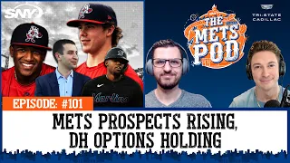 Ranking Jett Williams, Drew Gilbert, and more Mets prospects + help on the way? | The Mets Pod | SNY