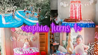 SOPHIA TURNS 4 | Vlog #19 | Nikki Sanoy