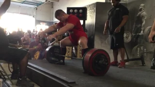 Yury Belkin - 870 lb Raw Deadlift @ 220 lbs (395 @ 99.8 kgs)