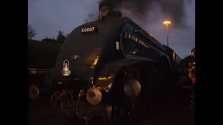 Footplate footage at the East Lancashire Railway 60007 Sir Nigel Gresley, 80080 & 34092 Wells
