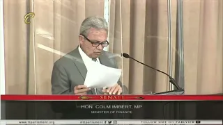 Contribution by the Hon. Colm Imbert, Minister of Finance in the Senate on March 22, 2022