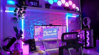 Girl Gamer’s DREAM Setup Makeover + Building an All-White Gaming PC ✨