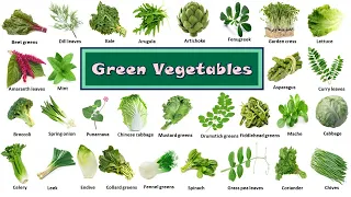Green Vegetables |30 Leafy green Vegetables| English Vocabulary