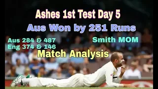 The Ashes Day 5 Highlights | First Specsavers Test 2019