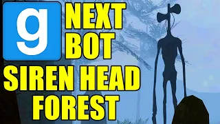 Garry's Mod Next Bot - WE FOUND SIREN HEAD IN A FOREST! | Comedy Gaming