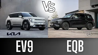 KIA EV9 vs. Mercedes EQB | Electrifying Elegance | Seven-Seater EV Battle | Which Ride?