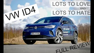 2021 VW ID4 - full review with acceleration, range, tech, quality and drive feel [4K]
