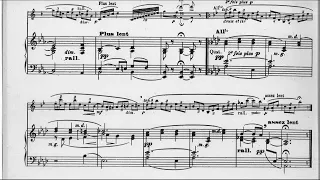 Paul Jeanjean - Arabesques for Clarinet and Piano (1926) [Score-Video]