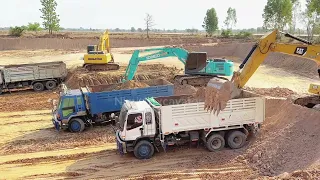 30 Minutes Excavator loading trucks - FULL VIDEO- Nimitt Excavator