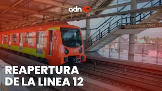 Reapertura de estaciones de la línea 12 del Metro CDMX | México en tiempo real