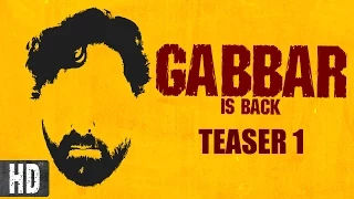 Gabbar is Back | Starring Akshay Kumar, Shruti Haasan | Teaser 1 | In Cinemas Now