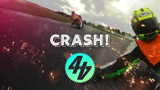 Lets Go Racing | My First Race CRASH! Cadwell Park