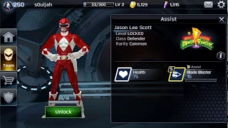 Power Rangers: Legacy Wars Red Ranger Jason Lee Scott Unlocked