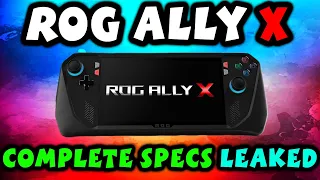 Almost Complete Rog Ally X Specs Leaked - Let's Explore