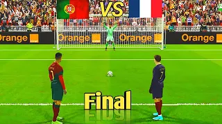 🇵🇹 Portugal vs France 🇨🇵 penalty shootout in efootball  ll efootball gameplay video