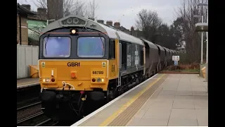 (HD) GBRf 66789 (6O72 Colnbrook Lafarge - Tonbridge West Yard) @ CLP 10/03/2018