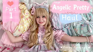 HUGE Angelic Pretty Unboxing Haul + Try On | Part 1 | Sweet Lolita Fashion | Candy Carnival
