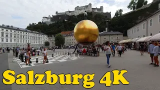 Salzburg, Austria Walking tour [4K].