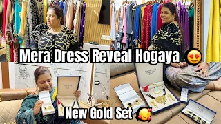 Finally ❤️ Mere Function Ke Din Pehene Wala Dress Reveal Hogaya 😍 | New Gold Set 🥰 Kaisa Laga ?