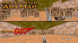 GoldenEye 007 N64 - aim_map Multiplayer (Custom level)