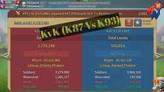 Kingdom Clash Against k-93 | Lords Mobile | KvK | Kingdom Clash | Kingdom Vs Kingdom | AmirHasan YT