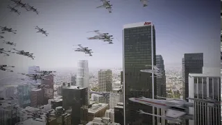 X-wings checking out LA.  Upcoming AE tutorial