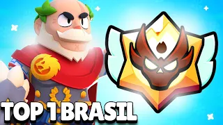 O MELHOR JOGADOR do BRASIL CARREGA QUALQUER UM para MESTRE no BRAWL STARS!