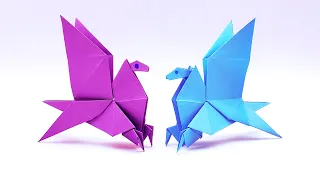 Origami Toy Pegasus Making Tutorial | Paper Crafts Toy | How To Make an Origami Pegasus Step By Step