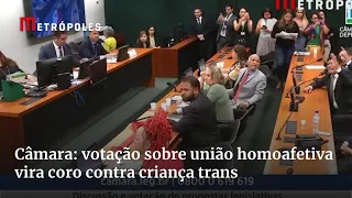 Câmara: votação sobre união homoafetiva vira coro contra criança trans