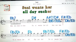Suzi/Extreme💋노래방, 가라오케, 코드 큰 악보,반주,가사💖Karaoke, Sheet Music, Chord, MR