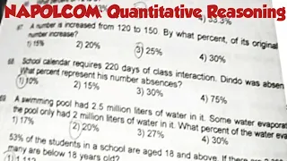 Quantitative Reasoning: PERCENTAGE RATE BASE [NAPOLCOM CSE] part4