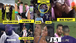 🤯Messi's Family & Celebrities React Wildly to Messi's Performance & Fight vs Orlando!