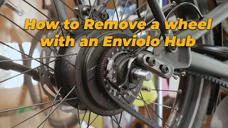 Removing a wheel with an Enviolo 360 Hub is not that hard!