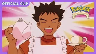 Brock Loves Chores? | Pokémon: The Johto Journeys | Official Clip