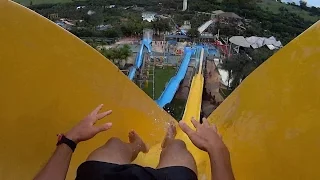 Dangerous Kamikaze Water Slide at Thermas dos Laranjais