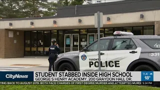 Student stabbed inside North York high school