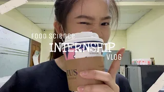 Internship Vlog | Food Science🧁